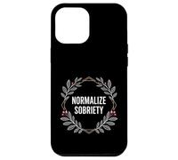 Custodia per iPhone 12 Pro Max Normalizza la sobrietà Detto divertente Vita sobria
