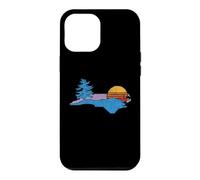 Custodia per iPhone 12 Pro Max North Carolina Smoky Mountains Vintage Blue Ridge