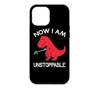 Custodia per iPhone 12 Pro Max Now I'm Unstoppable - Funny T-Rex Dinosaur