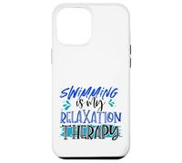 Custodia per iPhone 12 Pro Max Nuoto Team Nuoto La mia terapia di rilassamento Nuotatore