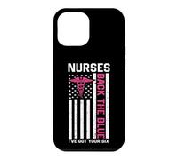 Custodia per iPhone 12 Pro Max Nurse Back The Blue I've Got Your Six American Flag