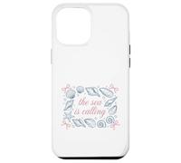 Custodia per iPhone 12 Pro Max Ocean Seashell Starfish Il mare chiama citazione
