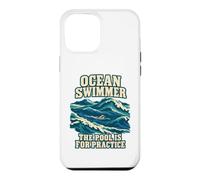 Custodia per iPhone 12 Pro Max Ocean Swimmer La piscina è per la pratica in acque libere