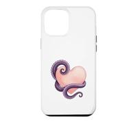 Custodia per iPhone 12 Pro Max Octopus Heart Tentacle Ocean Love Cute Octopus