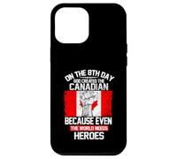 Custodia per iPhone 12 Pro Max On The Eighth Day God Created The Canadian Pride Heroes