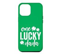 Custodia per iPhone 12 Pro Max One Lucky Dada, regalo per San Patrizio, colore: verde e scuro