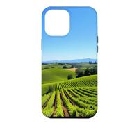 Custodia per iPhone 12 Pro Max Opere d'arte del paesaggio di campagna di Rolling Vineyard Hills