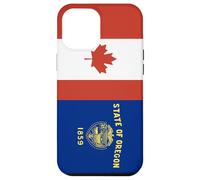Custodia per iPhone 12 Pro Max Oregon e Canada Uniti nelle Radici