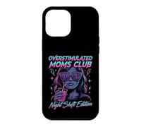 Custodia per iPhone 12 Pro Max Overstimulated Moms Club Retro Night Shift Edition Mama