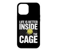 Custodia per iPhone 12 Pro Max Padel Doppio Life Is Better Inside The Cage Padel