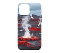 Custodia per iPhone 12 Pro Max Paesaggio geotermico dello sfiato del vapore delle pianure vulcaniche islandesi
