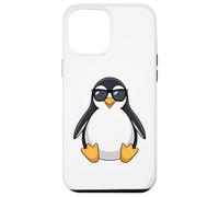 Custodia per iPhone 12 Pro Max Paffuto Cool Penguin con occhiali da sole Summer Vibes