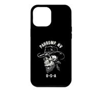 Custodia per iPhone 12 Pro Max Pahrump NV USA - Teschio da cowboy vintage, effetto invecchiato