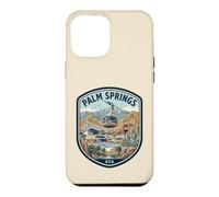 Custodia per iPhone 12 Pro Max Palm Springs California Deserto Viaggio Retro