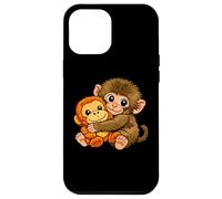 Custodia per iPhone 12 Pro Max Panchi Kun The Abandoned Monkey Japan Zoo Punch Peluche