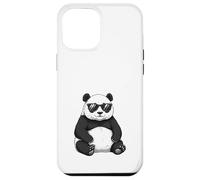 Custodia per iPhone 12 Pro Max Panda Cool con Occhiali da Sole Motivo Divertente