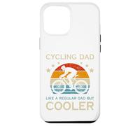Custodia per iPhone 12 Pro Max Papà in bicicletta Ciclista e ciclista Festa del papà