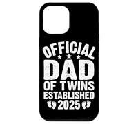 Custodia per iPhone 12 Pro Max Papà ufficiale dei gemelli fondata nel 2025