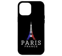 Custodia per iPhone 12 Pro Max Parigi Francia Torre Eiffel Bonjour francese Eiffel