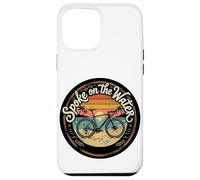 Custodia per iPhone 12 Pro Max Parlato sull'acqua Ciclismo Tramonto Beach Ride Design