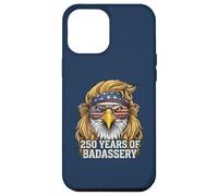 Custodia per iPhone 12 Pro Max Patriotic Eagle Mullet | 250 anni di Badassery in America
