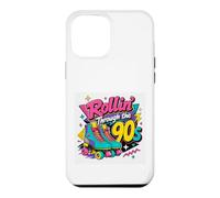 Custodia per iPhone 12 Pro Max Pattini a rotelle anni '90 regalo per lei nostalgia