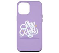 Custodia per iPhone 12 Pro Max Paul Frank Stay Real Bubble Testo