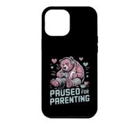 Custodia per iPhone 12 Pro Max Paused For Parenting Gamer Bear Nuovo genitore