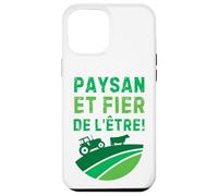 Custodia per iPhone 12 Pro Max Paysan et Fier de l'Être Fierté Agricole pour Homme