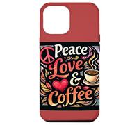 Custodia per iPhone 12 Pro Max Peace Amore e Flora del Caffè