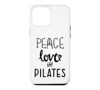 Custodia per iPhone 12 Pro Max Peace Love and Pilates is My Happy Hour In My Pilates Era
