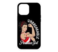 Custodia per iPhone 12 Pro Max Peruvian Girl Tee Heritage Perù Latina Donne Forti