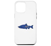 Custodia per iPhone 12 Pro Max Pesce Alaska Salmone