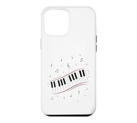 Custodia per iPhone 12 Pro Max Piano Beat Tastiera Note musicali Musicista Lezioni di pianoforte