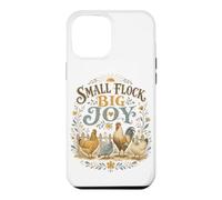 Custodia per iPhone 12 Pro Max Piccolo gregge Big Joy Backyard Chicken Farm Amante