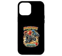 Custodia per iPhone 12 Pro Max Plant City Florida Retro Festival Vibes Fragola Florida