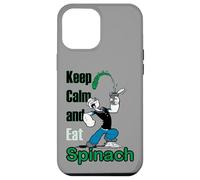 Custodia per iPhone 12 Pro Max Popeye The Sailor Man Keep Calm & Eat Spinaci Retro Fumetto