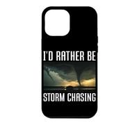 Custodia per iPhone 12 Pro Max Preferirei essere tempesta a caccia di Tornado Chaser Meteo