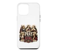Custodia per iPhone 12 Pro Max Prega come una ragazza Cattolica Donne Santa Teresa Giovanna d'Arco Maria