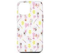 Custodia per iPhone 12 Pro Max Pretty Tooth Fairy - Bacchetta magica con denti bianchi, stella gialla