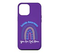 Custodia per iPhone 12 Pro Max Prevenzione della consapevolezza del suicidio Rainbow You Are Not Alone Love