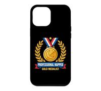 Custodia per iPhone 12 Pro Max Professionale Napper Gold Sleep Medalist Divertente Pigro Sarcastico