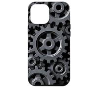 Custodia per iPhone 12 Pro Max Progettazione astratta di precisione di ingegneria industriale del sistema