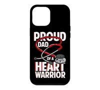 Custodia per iPhone 12 Pro Max Proud Dad Of A Heart Warrior Guasto al Cuore Guerriero Padre