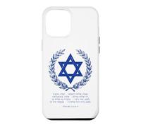 Custodia per iPhone 12 Pro Max Psalms 122:6-9 Star of David Israel Bible Verse Hebrew