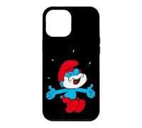 Custodia per iPhone 12 Pro Max Puffi Big Papa Team Cartoon 80s 90s Carino Retro Divertente Classico