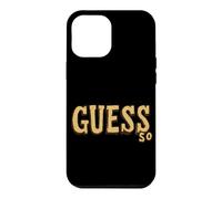 Custodia per iPhone 12 Pro Max Raffreddare Indovina So Emblema