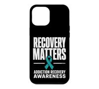 Custodia per iPhone 12 Pro Max Recovery Matters Drug Alcol Addiction Awareness Teal
