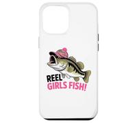 Custodia per iPhone 12 Pro Max Reel Girls Fish Funny Cute Pesca Pesca Da Donna
