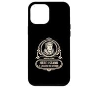 Custodia per iPhone 12 Pro Max Reformed Theology Martin Lutero Here I Stand Citazione
